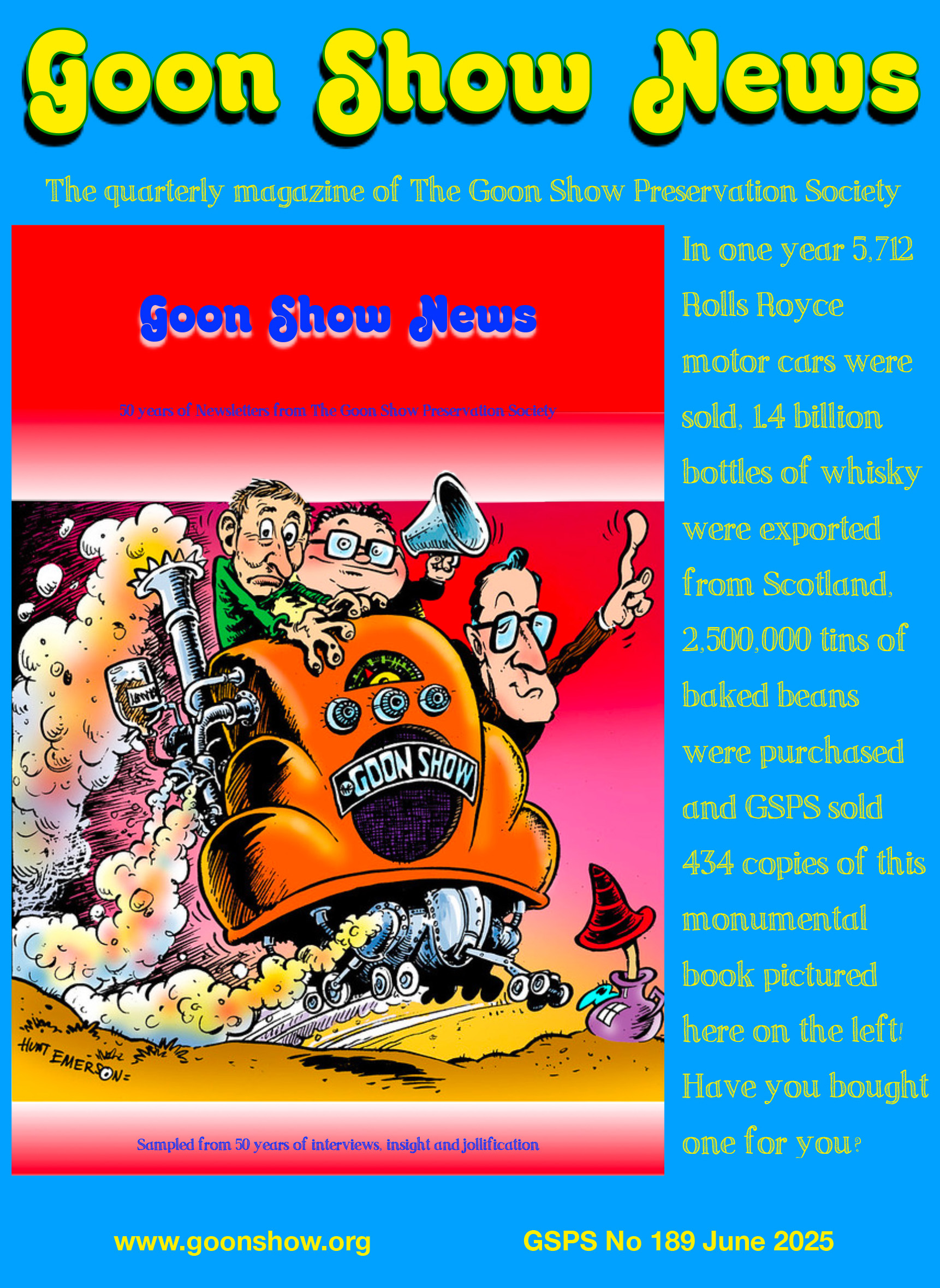 Newsletter 189 front cover